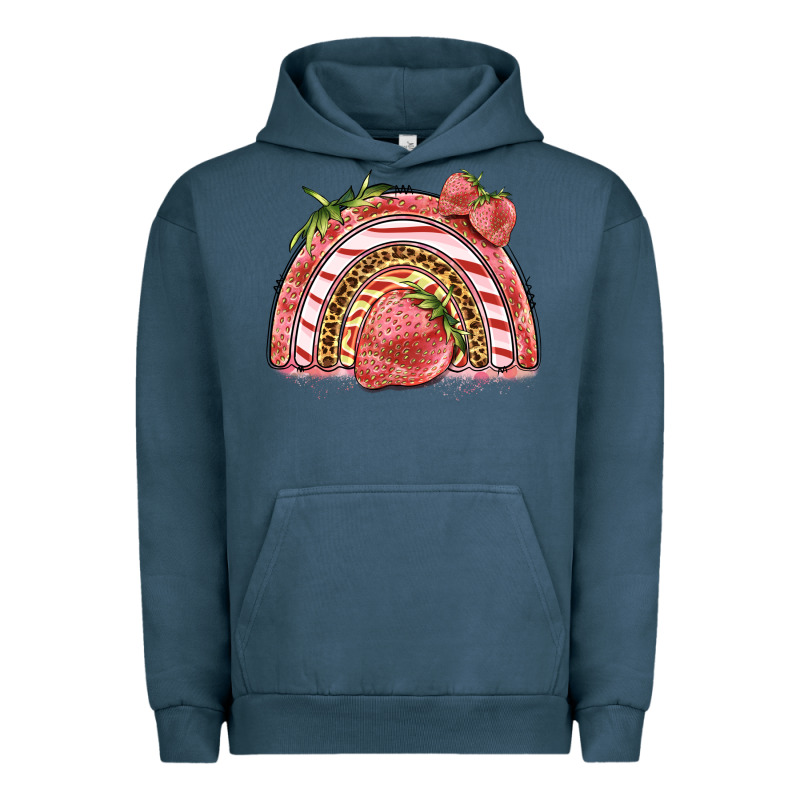 Strawberry Rainbow Urban Hoodie by BarkalooDesign | Teevron