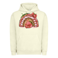 Pigment Pistachio strawberry rainbow Urban Hoodie - BarkalooDesign