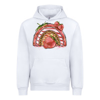 White strawberry rainbow Urban Hoodie - BarkalooDesign