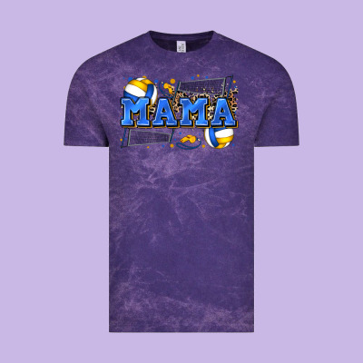 Mama Volleyball Vintage Tee Designed By Zillion Design Studio