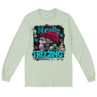 Matcha literally freezing skull Long Sleeve Tee - FaDigitalArtStudio