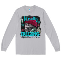 Moon Dust literally freezing skull Long Sleeve Tee - FaDigitalArtStudio