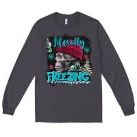 Smoke literally freezing skull Long Sleeve Tee - FaDigitalArtStudio