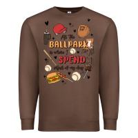 Chestnut at the ballpark is where i spend most of my day Premium Sweatshirt - MaliasSmallBusiness