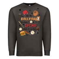 Smoke at the ballpark is where i spend most of my day Premium Sweatshirt - MaliasSmallBusiness