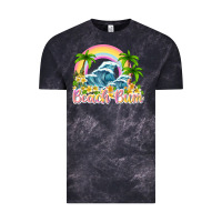 Cloud Black beach bum Vintage Tee - texasbilliewilder