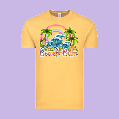 Beach Bum Vintage Tee Designed By Texasbilliewilder