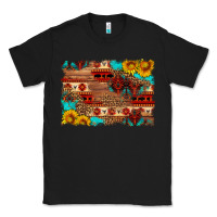 Black aztec and leopard background Classic Tee - HRA Design Shop