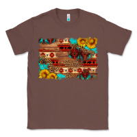 Chestnut aztec and leopard background Classic Tee - HRA Design Shop