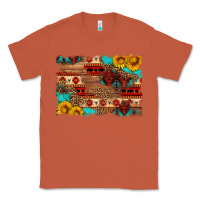 Copper aztec and leopard background Classic Tee - HRA Design Shop