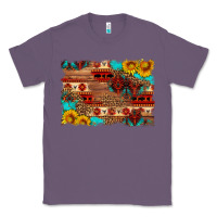 Lavender aztec and leopard background Classic Tee - HRA Design Shop