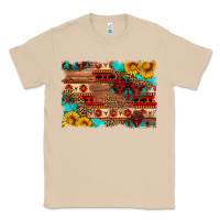 Mushroom aztec and leopard background Classic Tee - HRA Design Shop