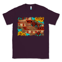 Plum aztec and leopard background Classic Tee - HRA Design Shop