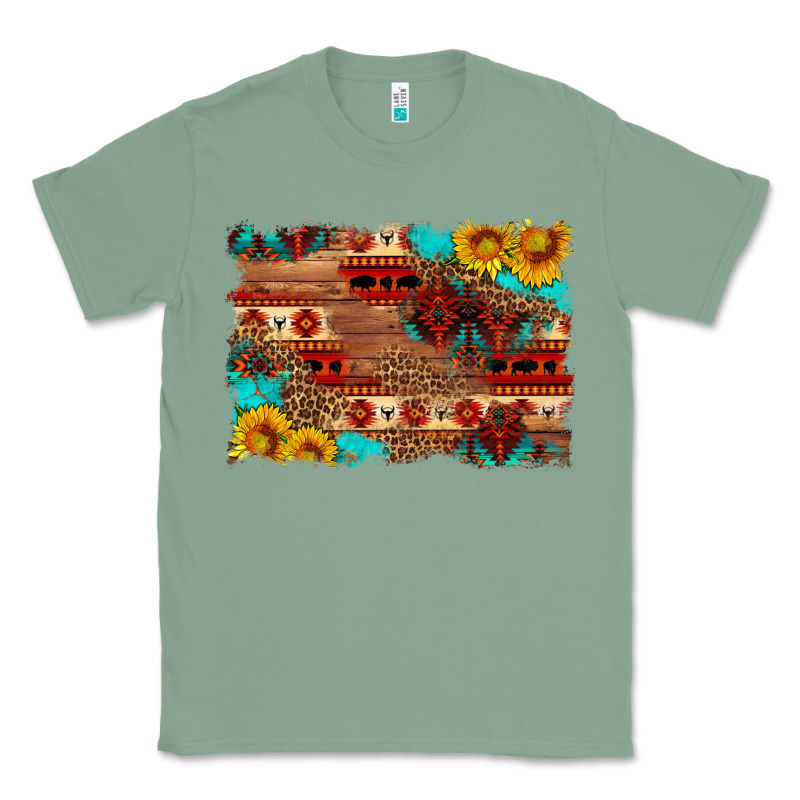 Aztec And Leopard Background Classic Tee by HRA Design Shop | Teevron