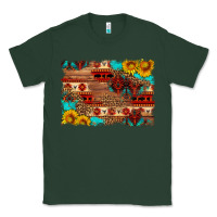 Sports Green aztec and leopard background Classic Tee - HRA Design Shop