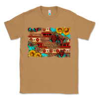 Toasted Coconut aztec and leopard background Classic Tee - HRA Design Shop