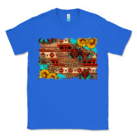 True Royal aztec and leopard background Classic Tee - HRA Design Shop