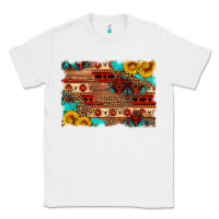 White aztec and leopard background Classic Tee - HRA Design Shop