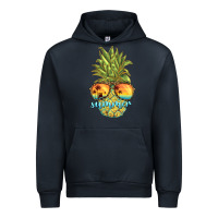 Navy pineapple summer Urban Hoodie - BarkalooDesign