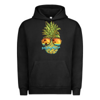 Pigment Black pineapple summer Urban Hoodie - BarkalooDesign