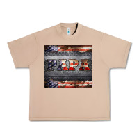 Burro papa metal and american flag tumbler Urban Heavy Tee - BarkalooDesign