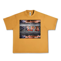 Peanut Butter papa metal and american flag tumbler Urban Heavy Tee - BarkalooDesign