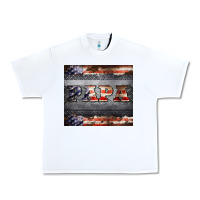 Papa Metal And American Flag Tumbler Urban Heavy Tee | Teevron