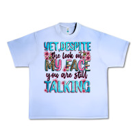 Grape Ice yet,despite the look on my face you are still talk Urban Heavy Tee - Zillion Design Studio