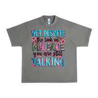 Tornado yet,despite the look on my face you are still talk Urban Heavy Tee - Zillion Design Studio