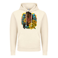Vintage Artic western horse with horseshoe Vintage Hoodie - texasbilliewilder
