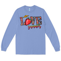 Colony Blue love summer Long Sleeve Tee - CowhideDigitalArt