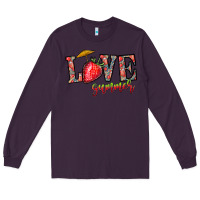 Plum love summer Long Sleeve Tee - CowhideDigitalArt