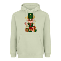 Matcha Christmas Nutcracker Heavyweight Hoodie - NancyCooperArtShop