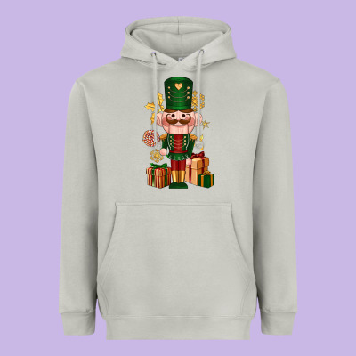 Christmas Nutcracker Heavyweight Hoodie Designed By Nancycooperartshop