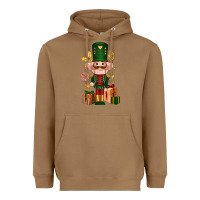Toasted Coconut Christmas Nutcracker Heavyweight Hoodie - NancyCooperArtShop