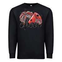 Black cheer Premium Sweatshirt - MaliasSmallBusiness