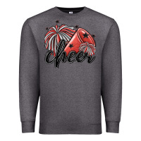 Charcoal Heather cheer Premium Sweatshirt - MaliasSmallBusiness