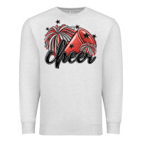 Oatmeal Heather cheer Premium Sweatshirt - MaliasSmallBusiness