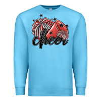 Ocean Blue cheer Premium Sweatshirt - MaliasSmallBusiness