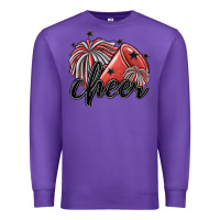 Purple cheer Premium Sweatshirt - MaliasSmallBusiness