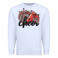 White cheer Premium Sweatshirt - MaliasSmallBusiness