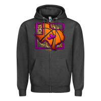 Charcoal Heather leopard basketball texas map Zipper Hoodie - Jasminsmagicworld