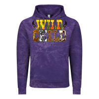 Cloud Purple Western wild child Vintage Hoodie - texasbilliewilder