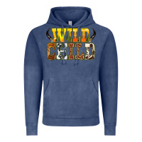 Vintage Denim Western wild child Vintage Hoodie - texasbilliewilder