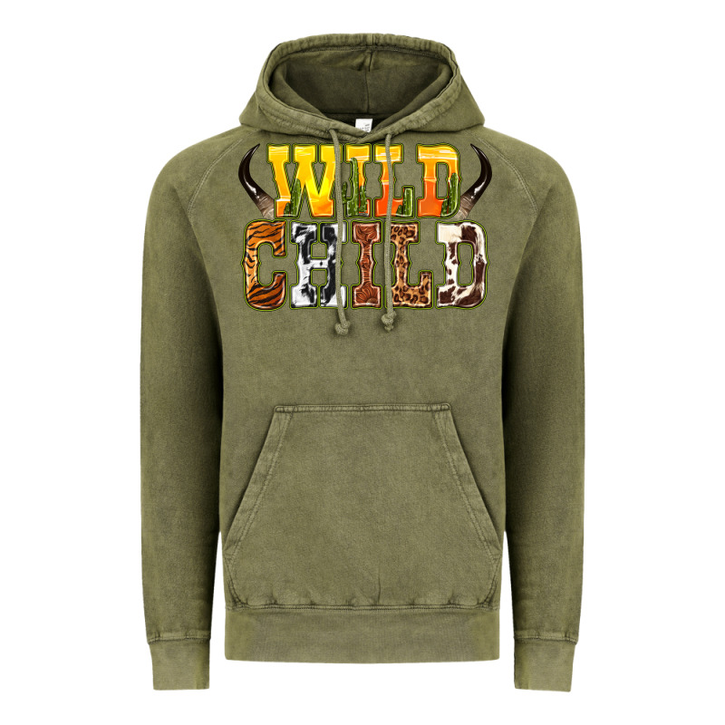 Western Wild Child Vintage Hoodie by texasbilliewilder | Teevron