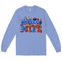 Colony Blue police wife Long Sleeve Tee - AdoDesignShop