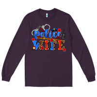 Plum police wife Long Sleeve Tee - AdoDesignShop