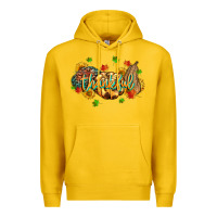Lemon thankful pumpkins Premium Hoodie - MaliasSmallBusiness