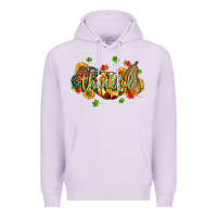 Lilac thankful pumpkins Premium Hoodie - MaliasSmallBusiness