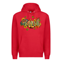 Red thankful pumpkins Premium Hoodie - MaliasSmallBusiness